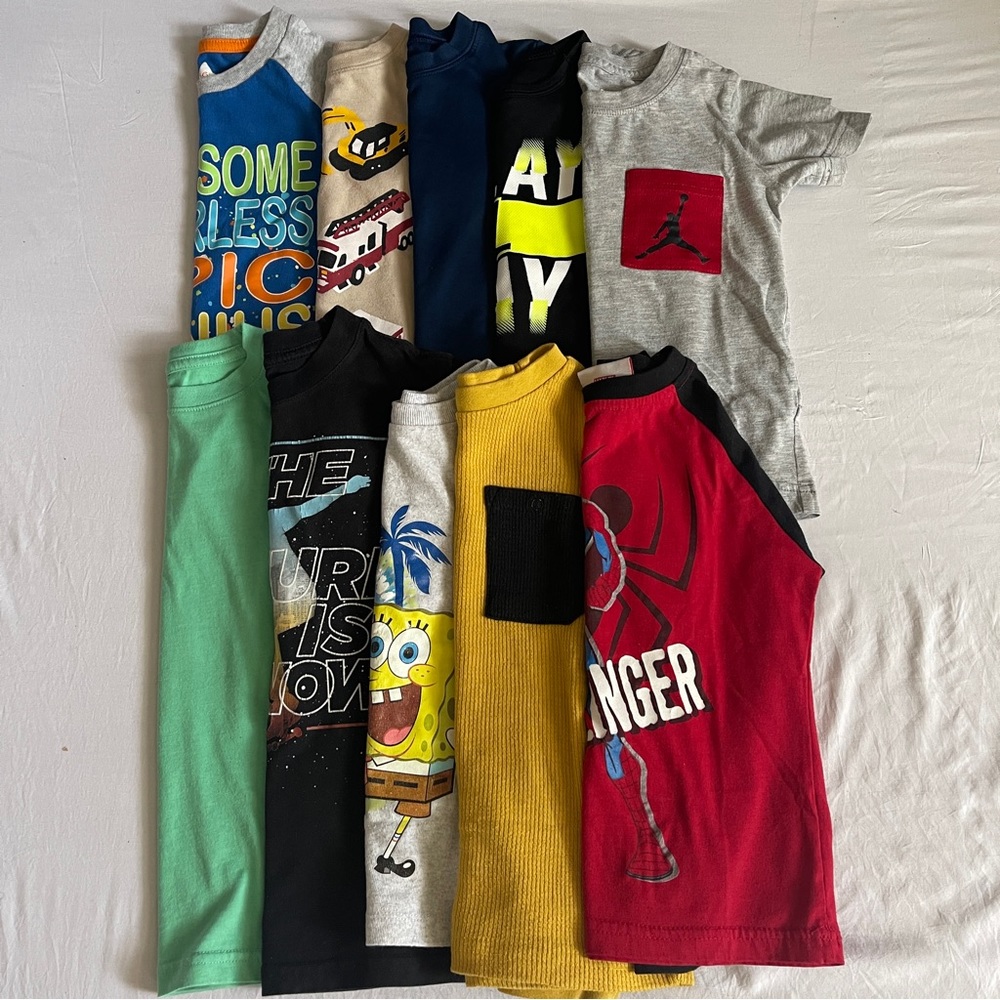11x Kids T-Shirt Bundle | Sizes: 4T, 5T | Variety Pack